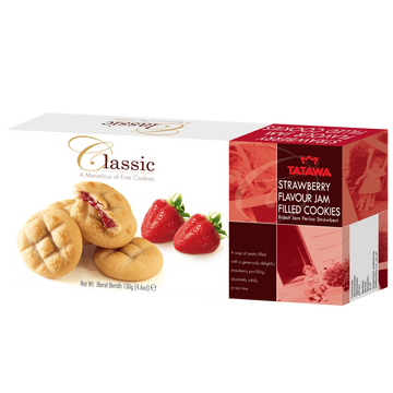 12 x Tatawa Classic Cookies Strawberry 130g